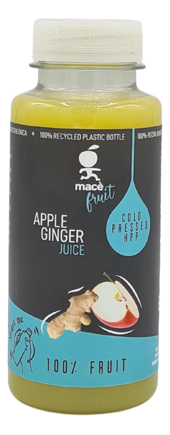 Negazirani sok MACE Fruit jabuka đumbir 100% 250ml