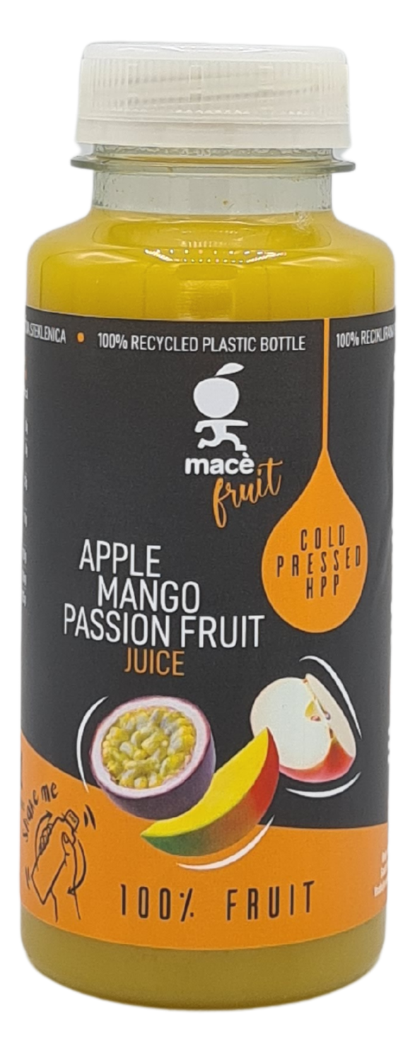 Negazirani sok MACE Fruit jabuka mango passion fruit 100% 250ml