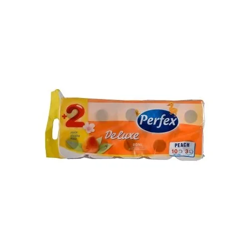 Toalet papir PERFEX breskva deluxe 3sloja 8+2kom