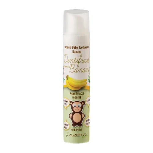 Pasta za zube AZETA BIO organska banana 0-3g 50ml