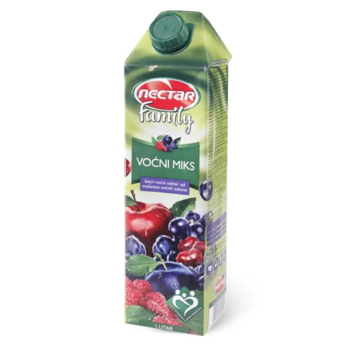 Negazirani sok NECTAR FAMILY voćni mix 1l