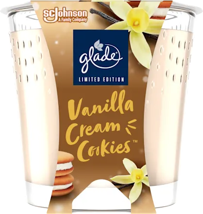 Mirisna sveća GLADE vanilla cream cookies 129g