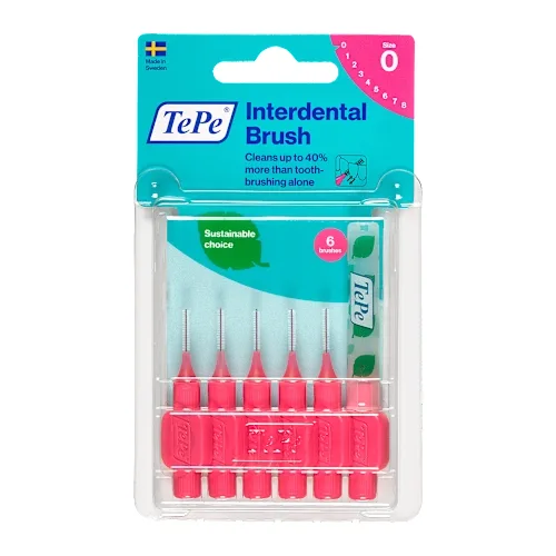 Četkica za zube TEPE ISO 0 Original interdentalne četkice roze 6kom