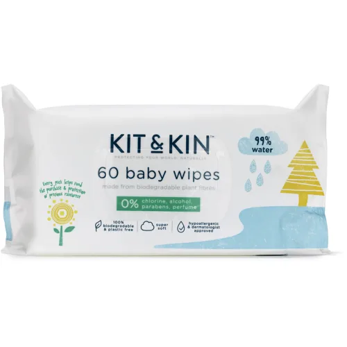 Vlažne maramice KIT&KIN baby 60kom