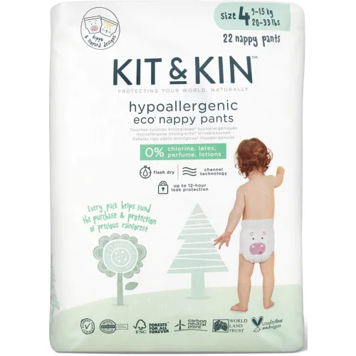 Pelene za bebe KIT&KIN  pants 4 22kom