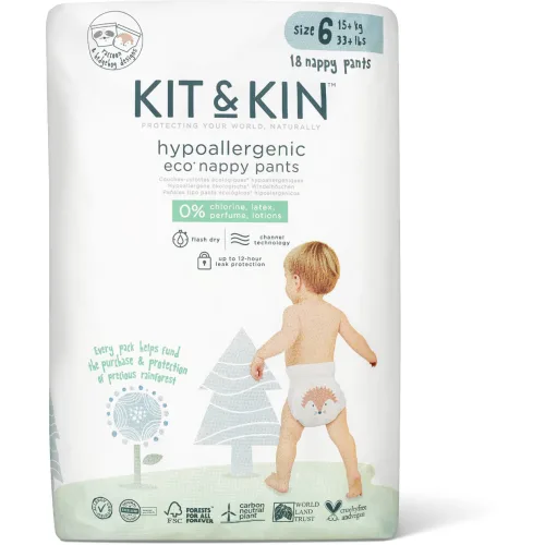 Pelene za bebe KIT&KIN  pants 6 18kom