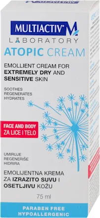 Krema za negu lica MULTIACTIV Atopic krema za suvu i osetljivu kožu 75ml