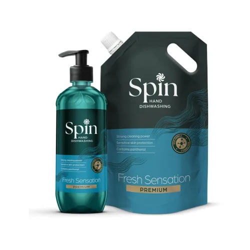 Det.za ruč.pr.sud SPIN Premium 650ml sa dopunom 1200ml