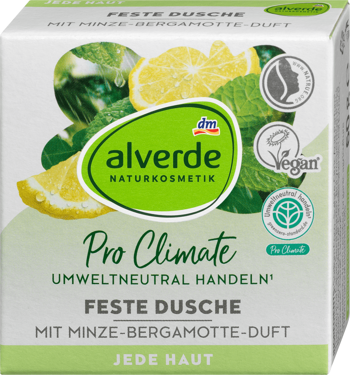 Čvrsti gel za tuširanje ALVERDE nana i bergamot 60g