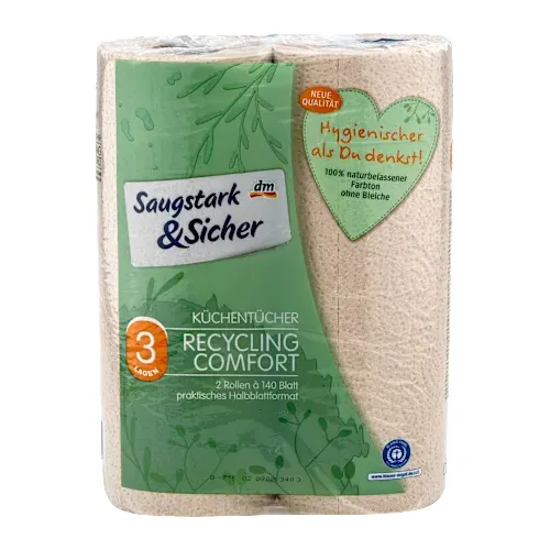 Ubrus SAUGSTARK&SICHER reciklirani 3sloja 2kom