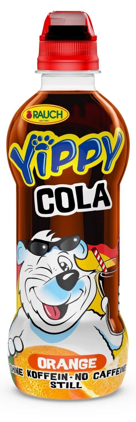 Negazirani sok RAUCH Yippy cola orange 330ml