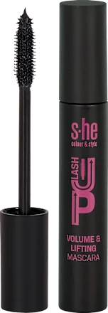 Maskara S-HE COLOUR&STYLE Lash up volume & lifting black