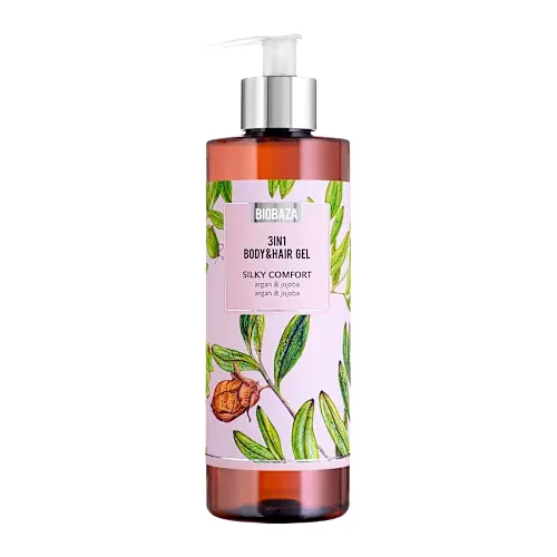 Gel za tuširanje BIOBAZA 3u1 silky comfort 400ml
