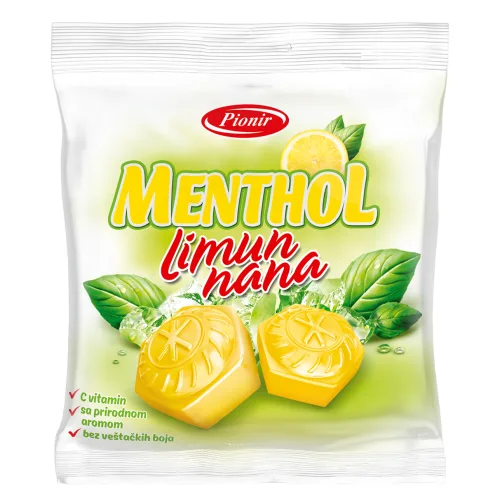 Bombone PIONIR mentol limun i nana 100g