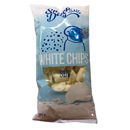 Čips SNACK DAY beli posoljeni 125g