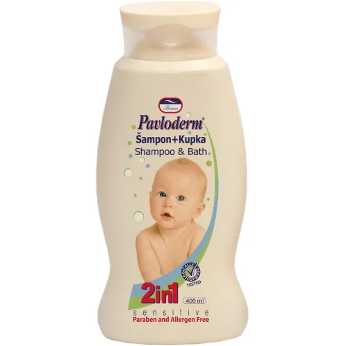 Šampon i kupka PAVLODERM baby 2u1 400ml