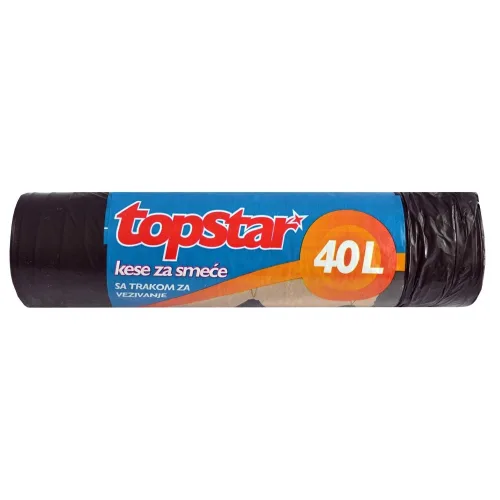 Kesa za smeće TOP STAR sa trakom 40l 12kom