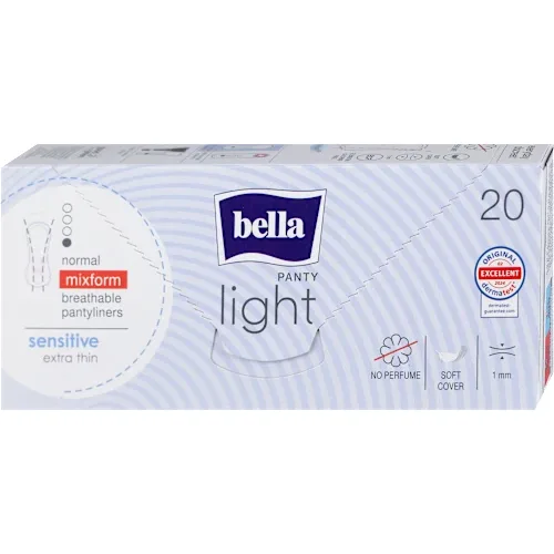Higijenski ulošci BELLA Light panty sensitive dnevni  20kom