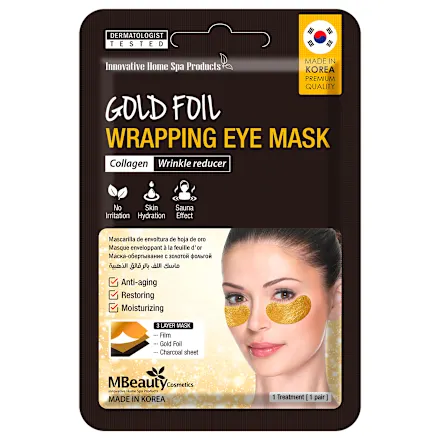 Maska za lice MBEAUTY Gold 2kom