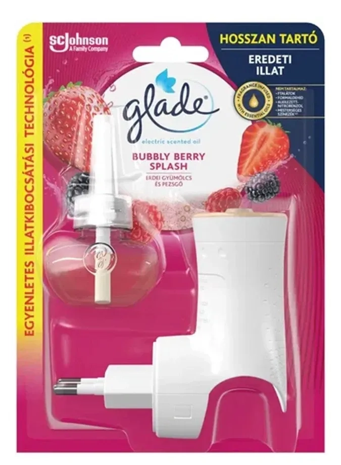Osveživač prostora GLADE električni bubble berry 20ml