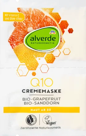 Maska za lice ALVERDE Q10 kremasta 2x5ml