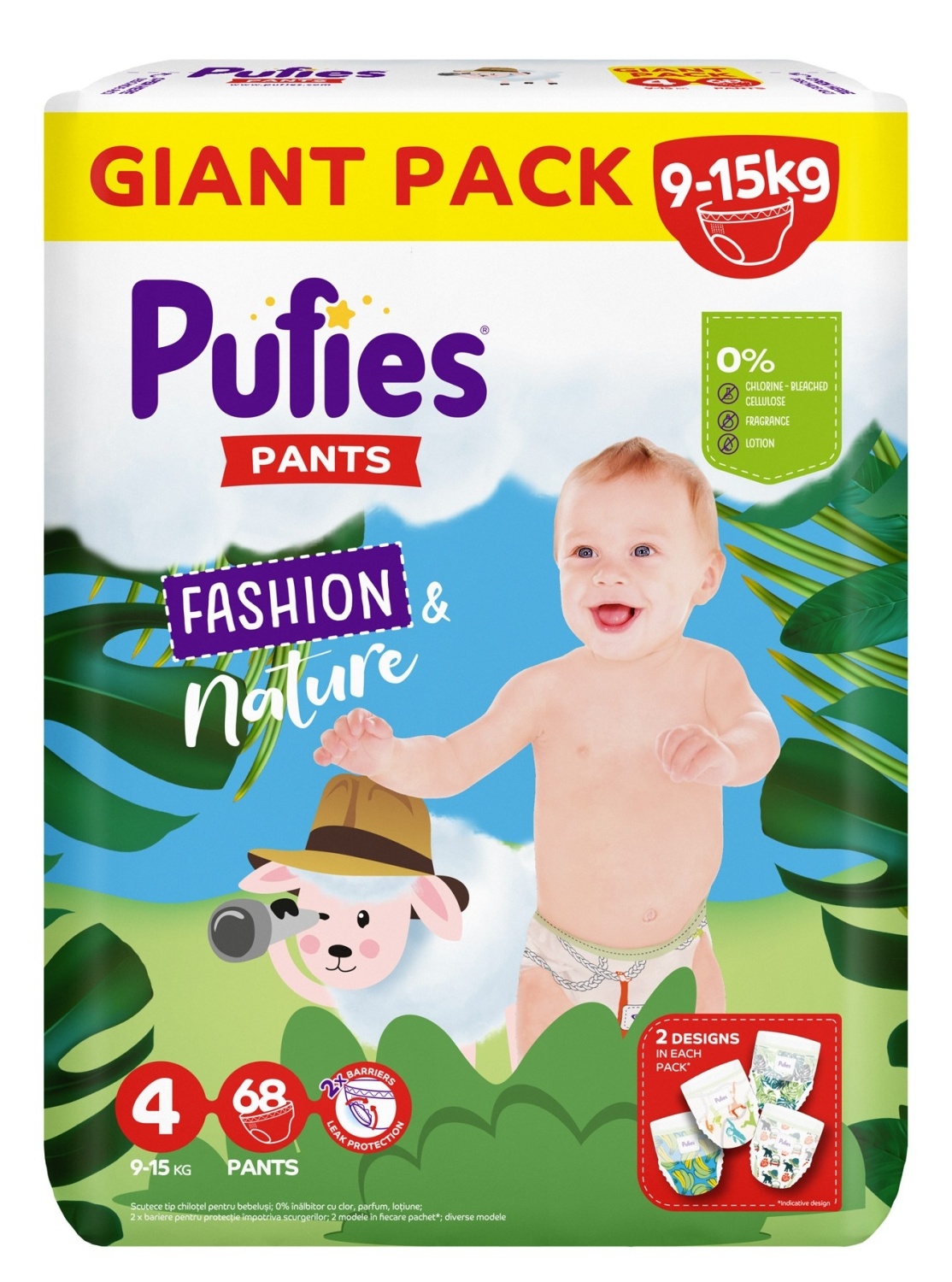 Pelene za bebe PUFIES  pants 4 maxi 68kom