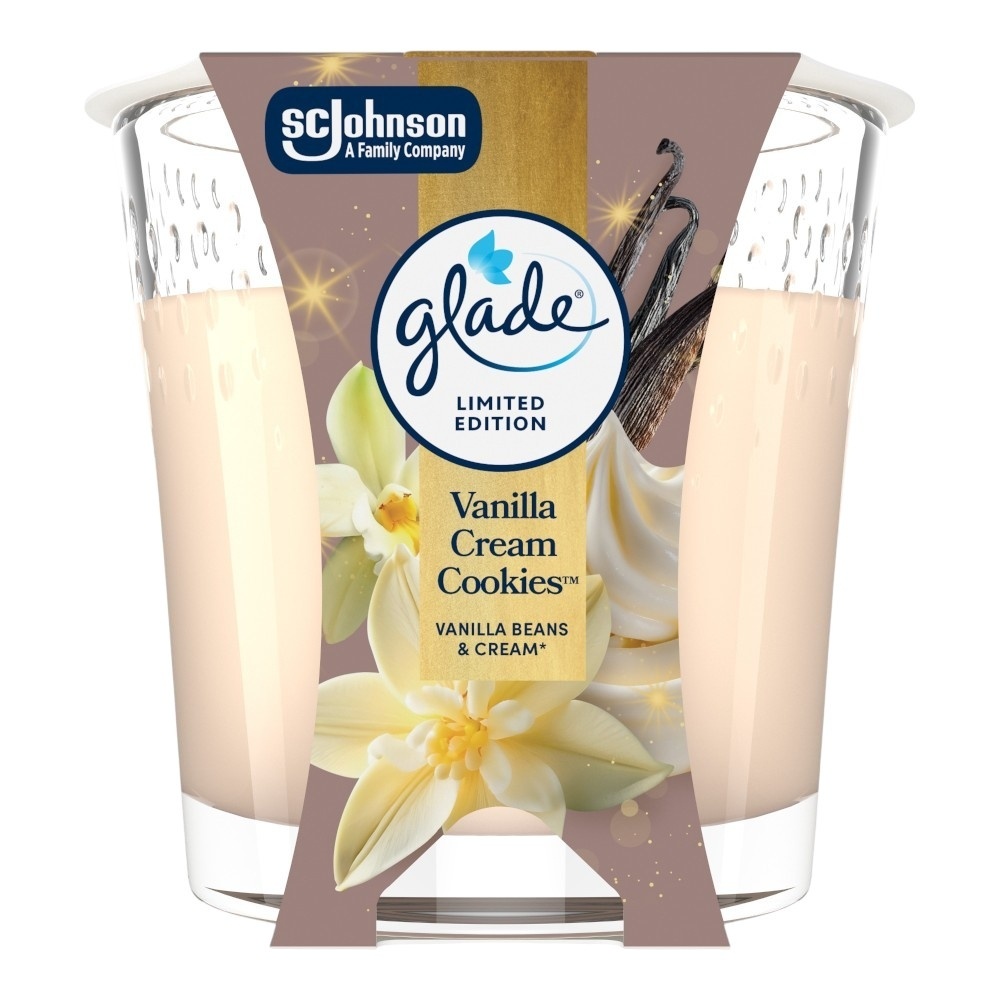 Mirisna sveća GLADE vanila 112g