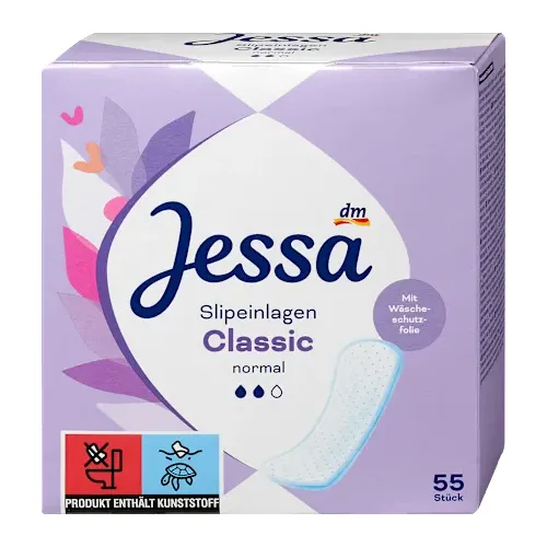 Higijenski ulošci JESSA Classic dnevni  sa zaštitnom folijom normal 55kom