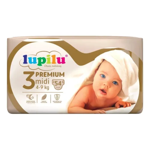 Pelene za bebe LUPILU  premium 3 54kom
