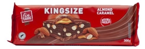 Čokolada FIN CARRE Kingsize badem i karamel 300g