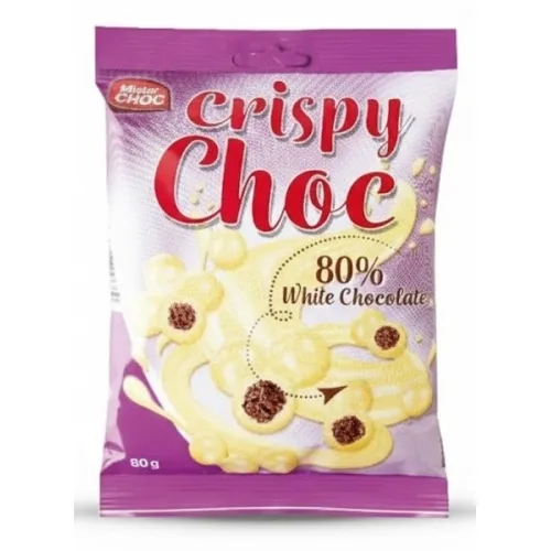 Čokoladne kuglice MISTER CHOC bele 80g