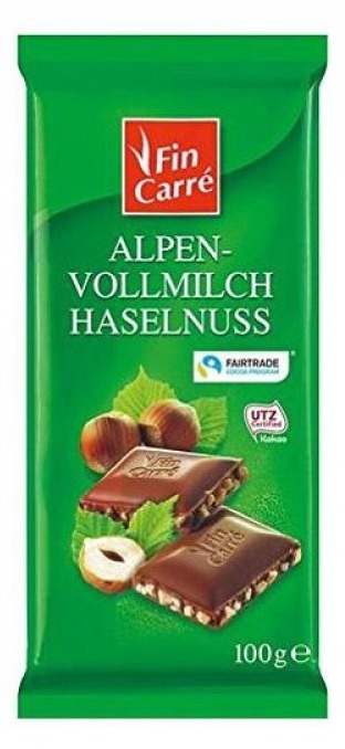 Čokolada FIN CARRE lešnik 100g