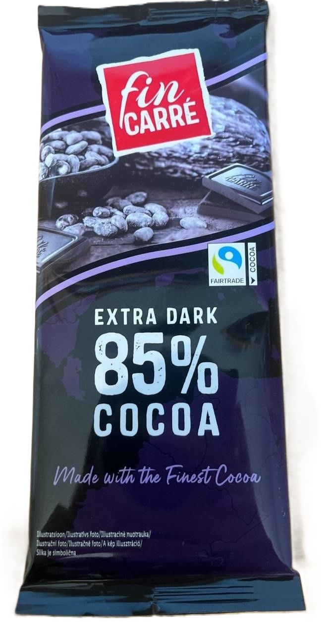 Čokolada FIN CARRE 85% tamna kakao 100g
