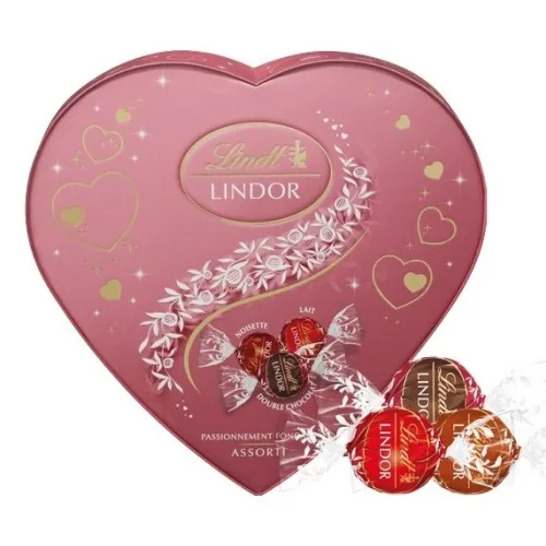 Bombonjera LINDT Lindor assorted srce 160g