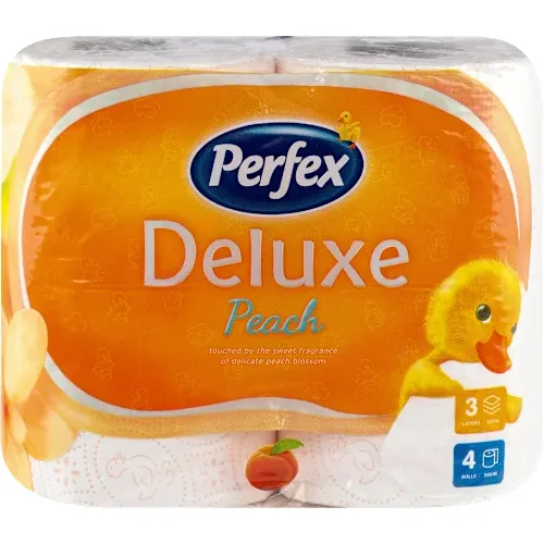 Toalet papir BONI PERFEX De Luxe breskva 3sl 4 kom