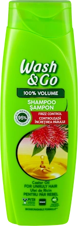 Šampon za kosu WASH&GO ricinusovo ulje 360ml