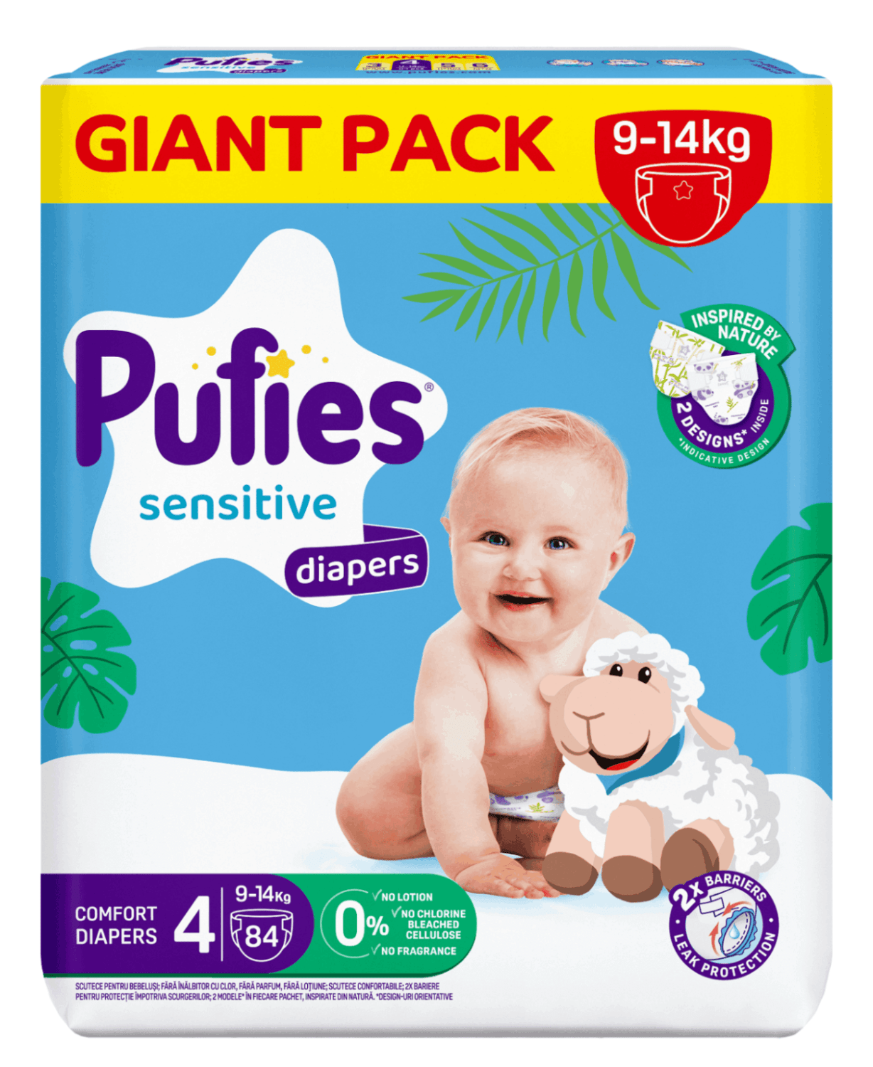 Pelene za bebe PUFIES  sensitive gp 4 94kom
