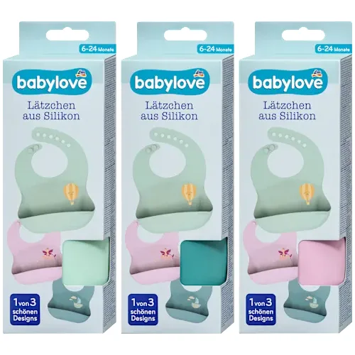 BABYLOVE Silikonska portikla za bebe 1kom (više vrsta)