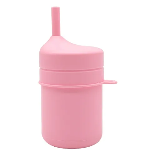 VOLIBABY silikonska šolja sa slamčicom (više vrsta)