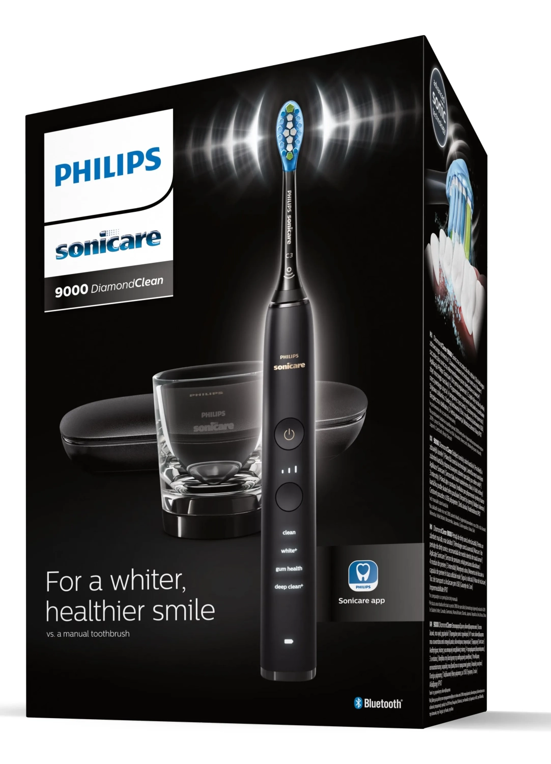 Elektrićna četkica za zube PHILIPS Sonicare diamond clean 9000 crna