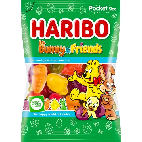 Gumene bombone HARIBO bunny & friends 90g