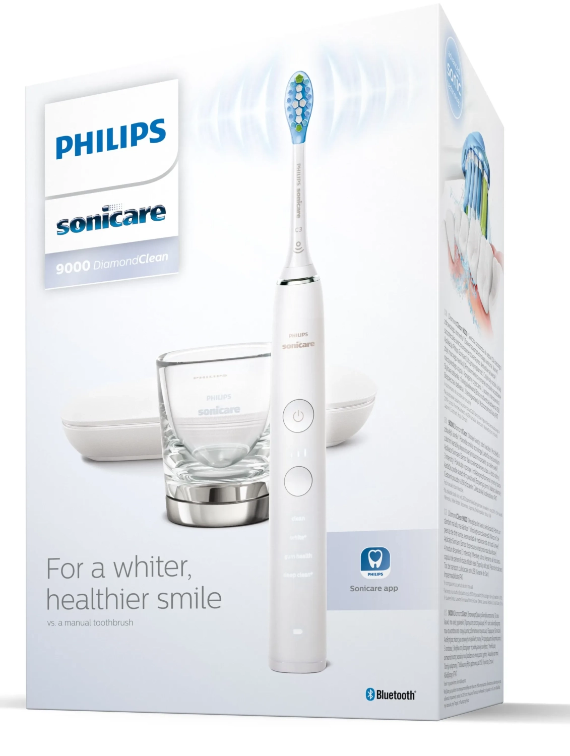 Elektrićna četkica za zube PHILIPS Sonicare diamond clean 9000 bela