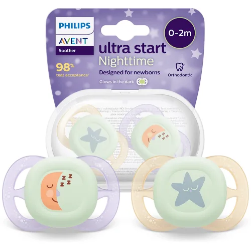 AVENT Starter noćna varalica (0-2m) devojčice 2kom
