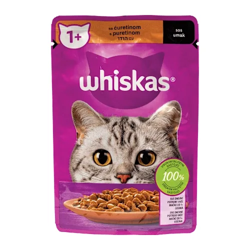 Hrana za mačke WHISKAS Adult  ćuretina 85g