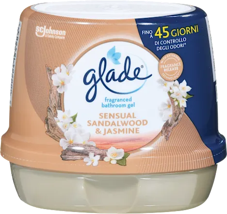Osveživač prostora GLADE gel sandalwood & jasmine 180g