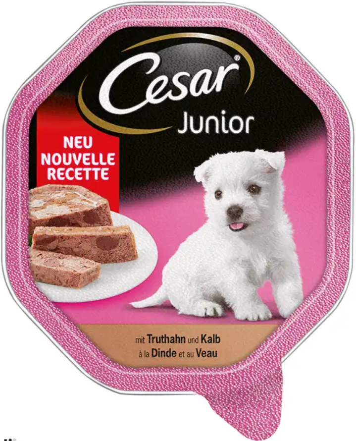 Hrana za pse CESAR Junior  ćurka teletina 150g