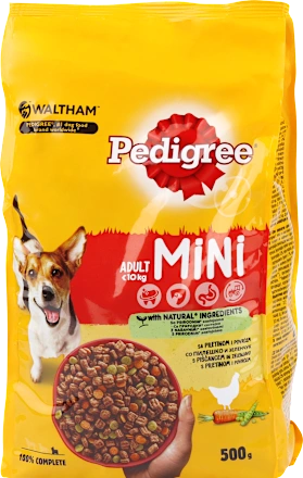 Hrana za pse PEDIGREE Briketi Mini živina i povrće 500g