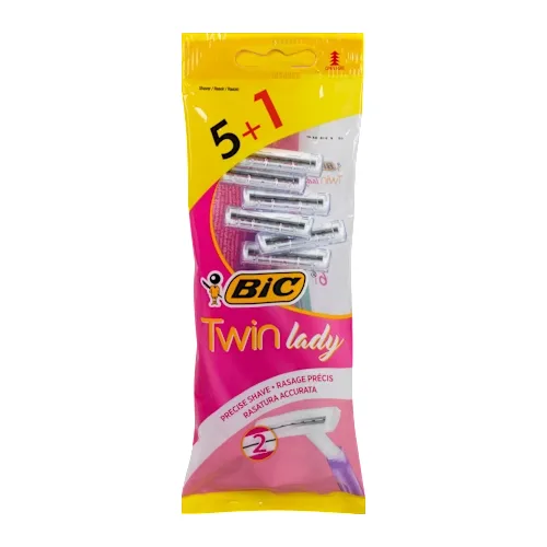 Ženski brijač BIC Twin lady 6 kom