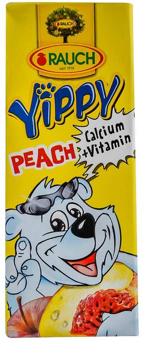 Negazirani sok RAUCH Yippy peach 200ml