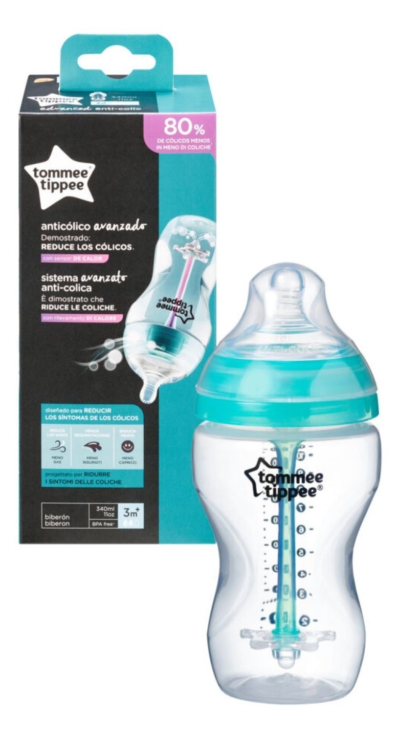 TOMMEE TIPPEE flašica Sentinel Advance 340ml svetloplava